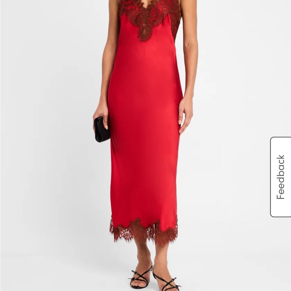 A.L.C.
Lennon Satin Lace Slip Dress size S